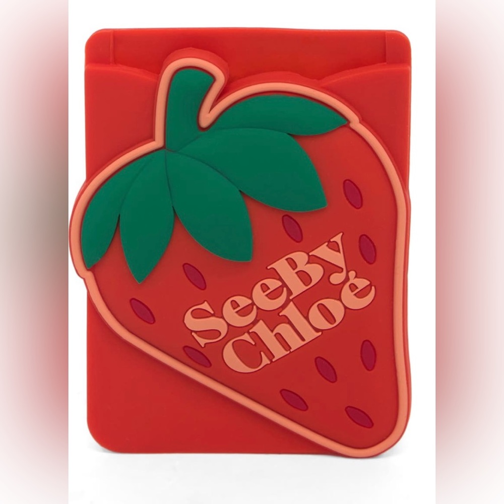 See by Chloe Strawberry Motif Phone Holder